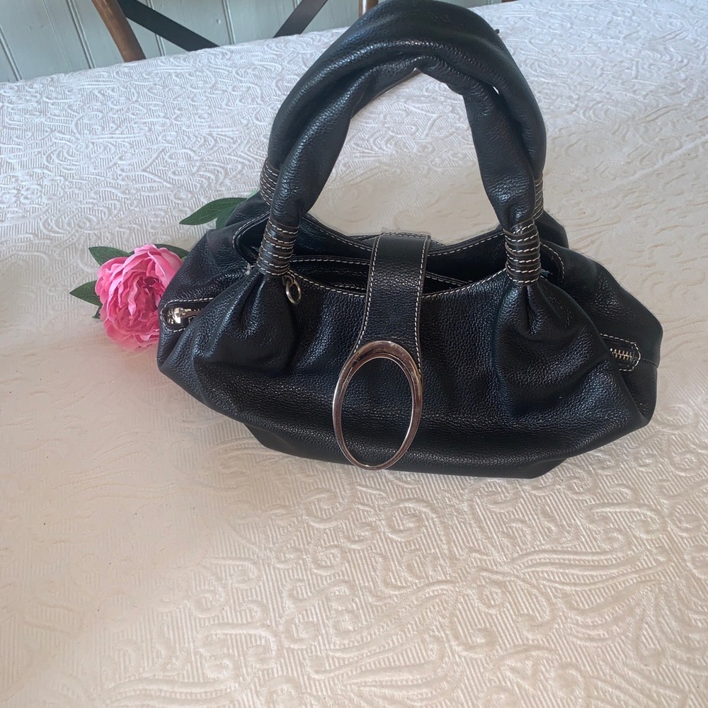NWOT Comoditee Triple Section Centre Purse ZIP Fastening Bag Cute! Functional - Picture 4 of 11